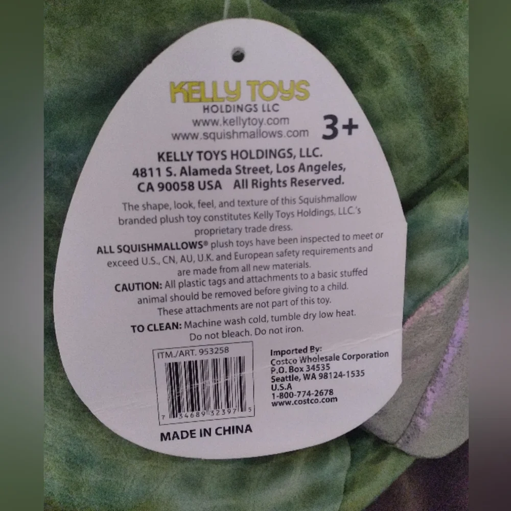 Squishmallows, Duke The Dragon, Plush Stuffed Animal By Kellytoy - Picture 4 of 10